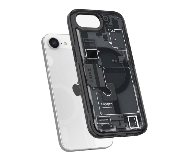 Spigen Ultra Hybrid Mag Magsafe do iPhone 16E/17E Zero One Black - 1319765 - zdjęcie 2